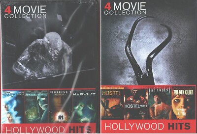 HOLLOW MAN 1&2-Hostel 1&2-Harvest-Tattooist-BTK Killer-Fortress 2-NEW 8 FILM DVD