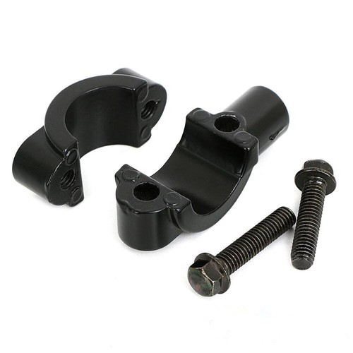 2 Pezzi Riflettore Fissaggio Telaio Moto Specchio Supporto Manubrio Riser - Foto 3 di 3