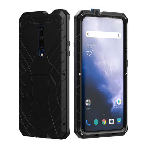 iMATCH Shockproof Silicone Bumper Metal Case Cover for Oneplus 7/Oneplus 7 Pro - Picture 9 of 16