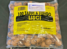 TAPPI SPUMANTE STEFANPLAST PLASTICA A FUNGO MARRONI 100 PEZZI 072480