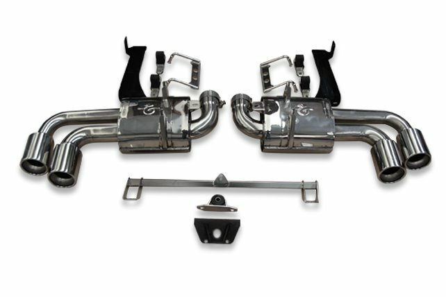 Ferrari 430 - Tubi - Exhaust Muffler / Silencer - NEW - (with valves)
