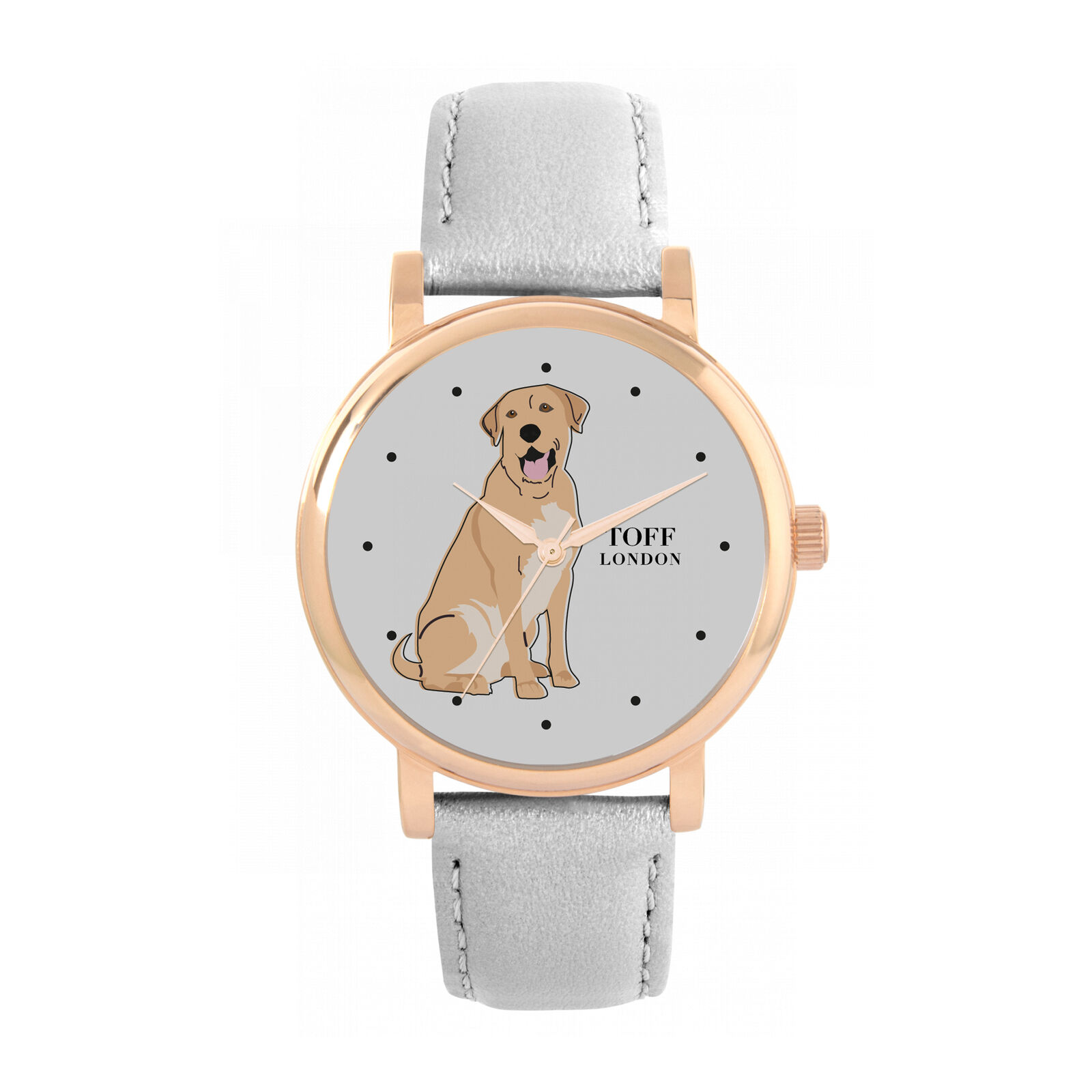 Toff London TLWS-12484 Beige Labrador Retriever Dog Watch Specjalna cena najniższa cena