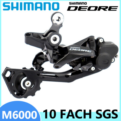 SHIMANO DEORE RD M6000 SGS Langes Gehäuse hintere Schaltwerk 10 Geschwindigkeit