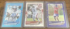 Huntley Davidson Stanley 2020 Panini Donruss Optic Aqua Purple RC Lot (3) RL01