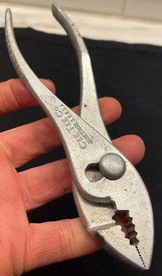 VTG Cee Tee Co. Crescent 6-1/2'' Slip Joint Pliers Jamestown NY H2692