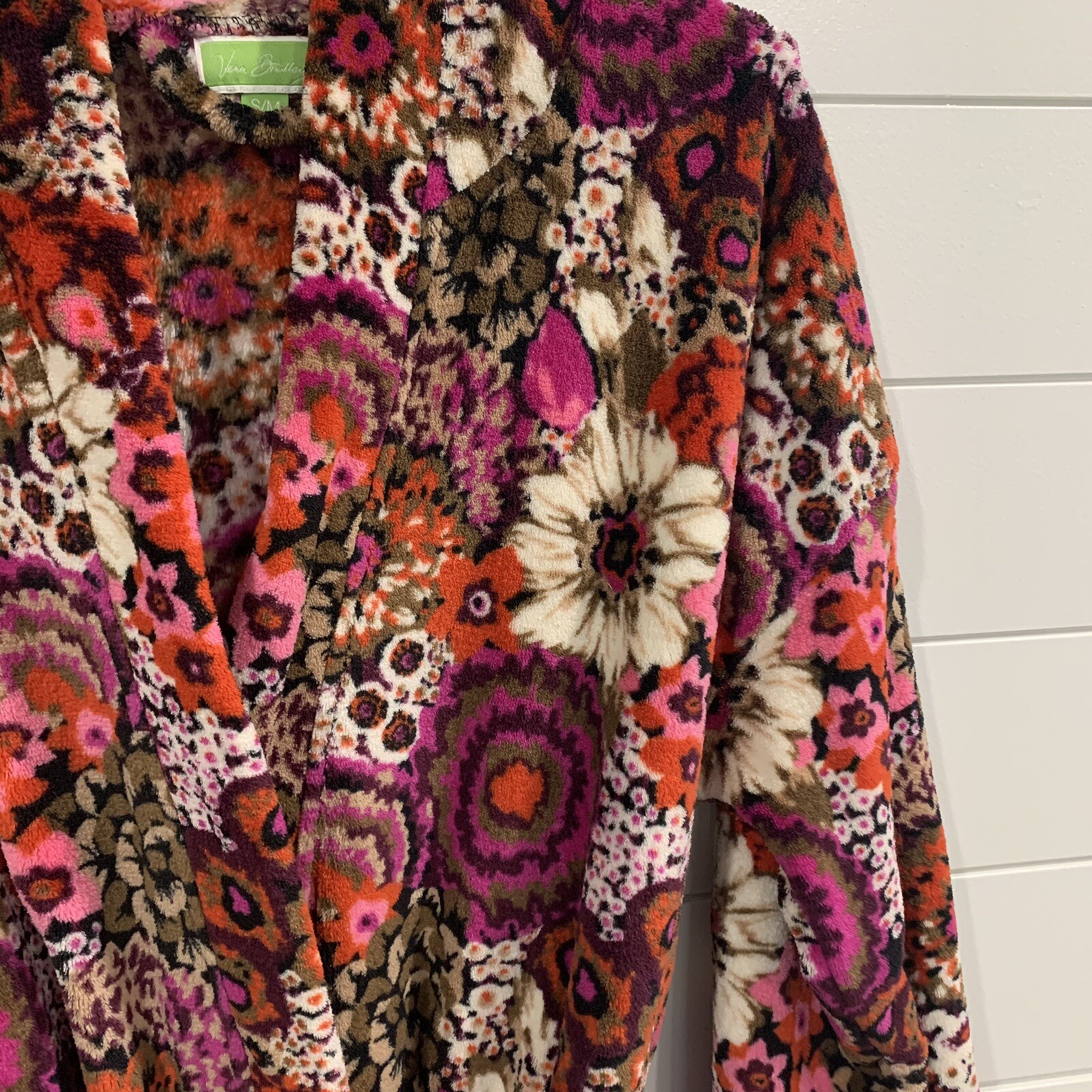 Vera Bradley Robe Pink Rosewood Pattern Knee Length… Gem