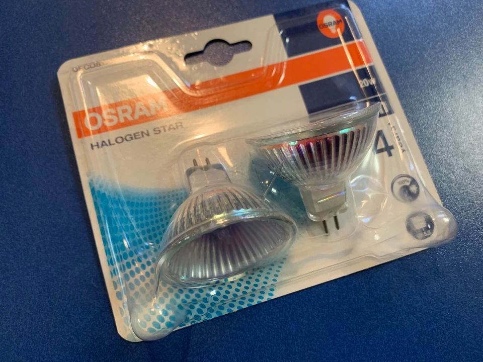 2X OSRAM HALOGEN STAR DECOSTAR 51 20W GU5.3 12V 36° 44860 ST WFL 210LM 4,000H - Image 2 of 3