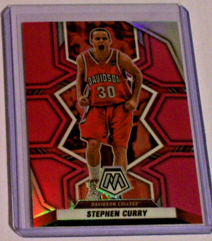 2022-23 Panini Chronicles Draft Picks Pink Mosaic Parallel Stephen Curry #24