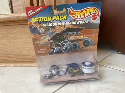 1996 Mattel Hot Wheels Mission to Mars Action Pack JPL Sojourner Mars Rover NEW