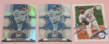 CLAYTON KERSHAW (3) 2022 MOSAIC SILVER & BASE #136 2021 TOPPS #67 LOS ANGELES