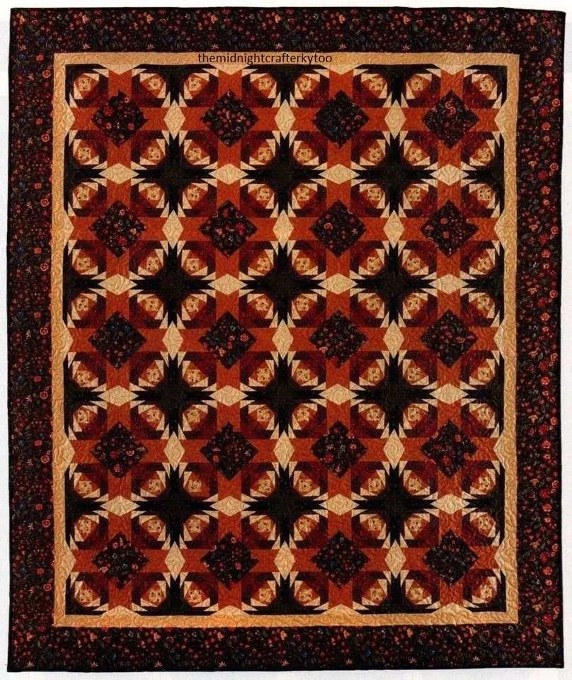 Heather & Clover Quilt Pattern Pieced/Paper Pieced DT - Image 2 of 2