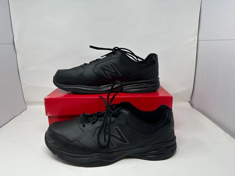 New Balance Mens 411 Comfort Ride Black Walking Shoes Size 16 4E X-wide - Image 2 of 4