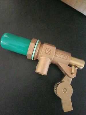 WATTS Float Valve: Bulkhead Mount, 1/2 in Size, NPSM, 20 gpm Valve Flow