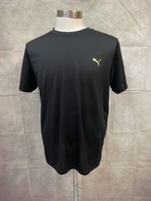 PUMA Men's Black T-Shirt Short Sleeve Size L