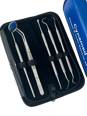 Nuovo Kit Set Dentale 5pz Scaler Pick Tools Pulizia Profonda Igiene - Foto 2
