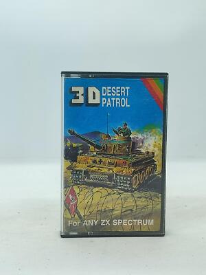 3D Desert Patrol For Any ZX Spectrum Audio Cassette Tape