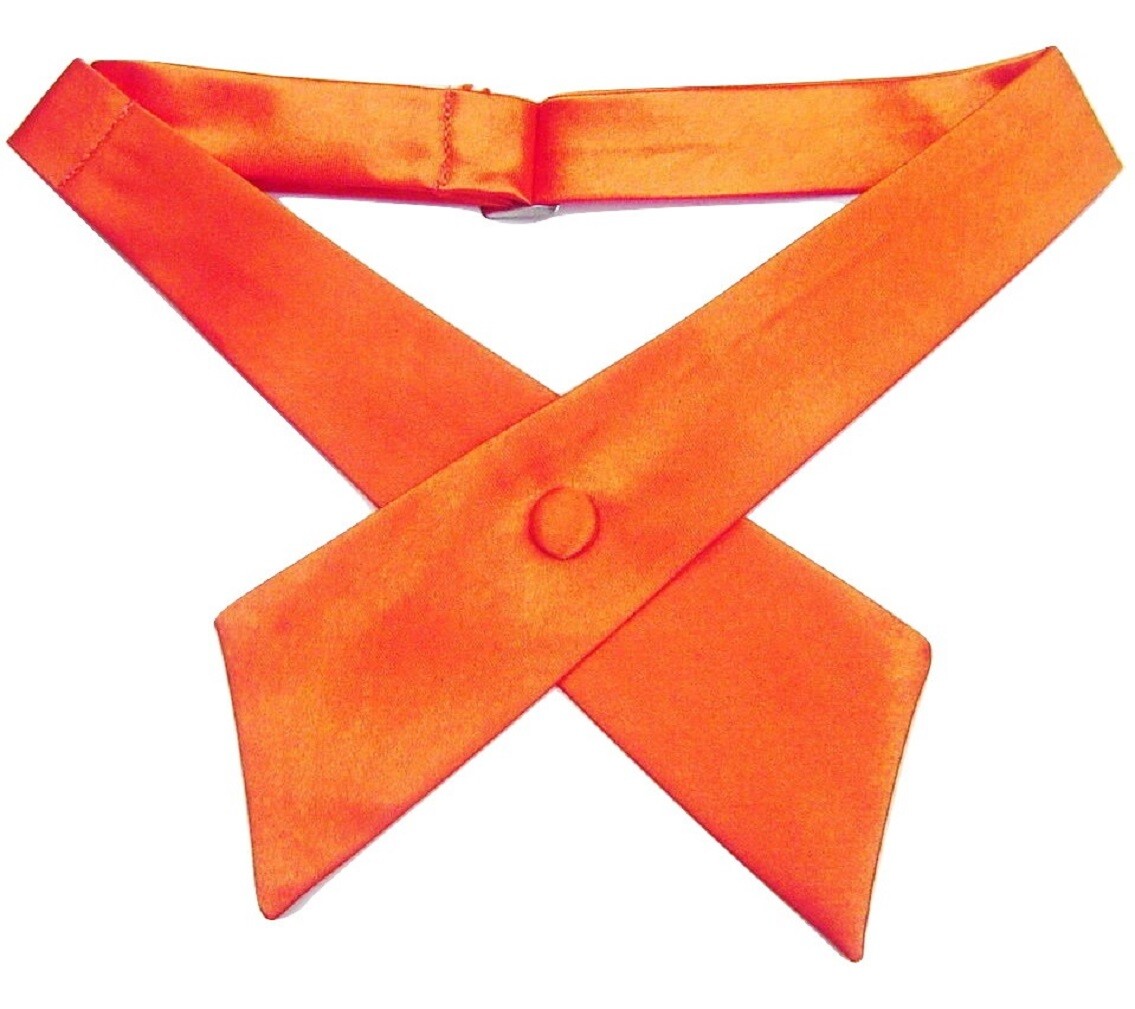 Unisex Cross Over Bowtie Mens Necktie Cravat Pre Tied Adjustable bow