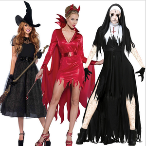 Hot New Ladies Zombie Nun Costume Satanic Sister Halloween Fancy Dress Womens Uk Ebay