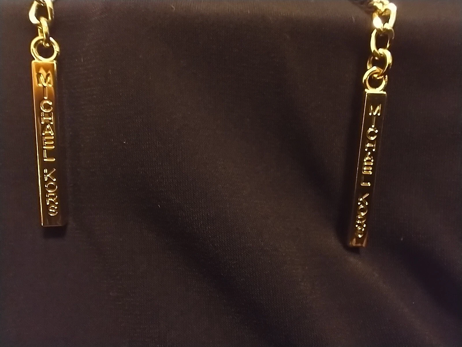 Abito donna Michael Kors con lacci a catena nero taglia P S B 