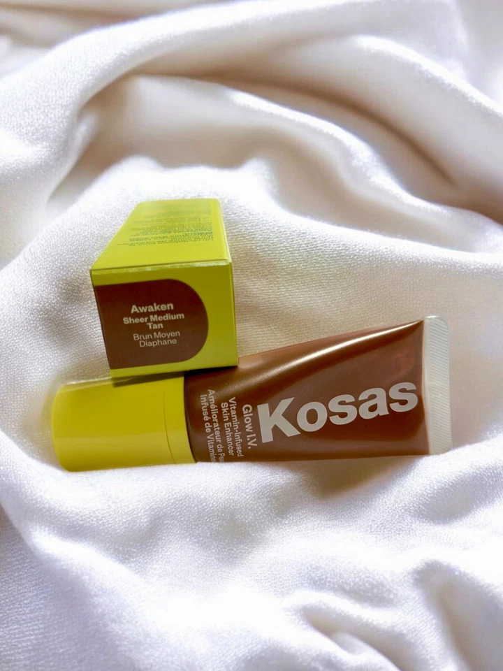 Kosas Glow I.V. Vitamin-Infused Skin Enhancer - AWAKEN - 1oz Dewy Summer Glow - Image 3 of 4