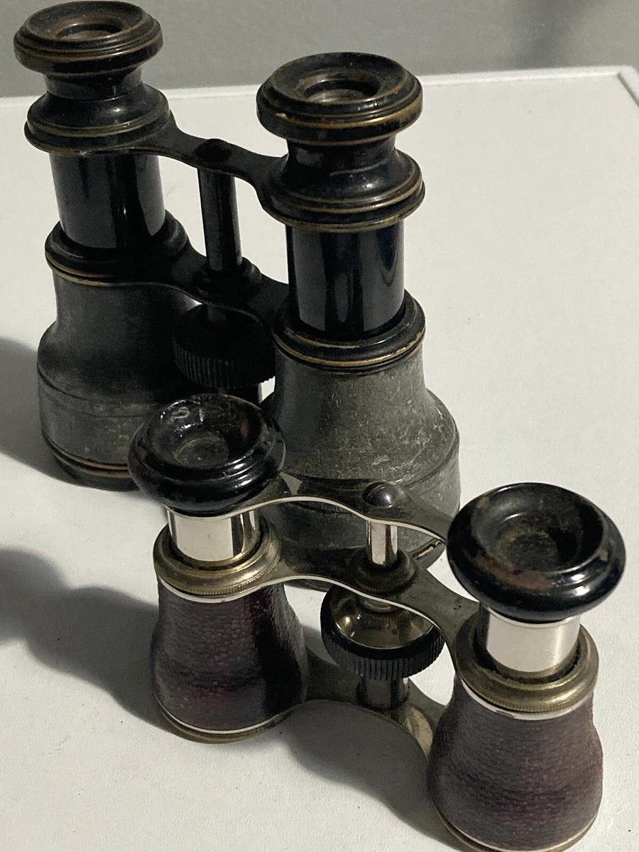 Antique binoculars hotsell for sale