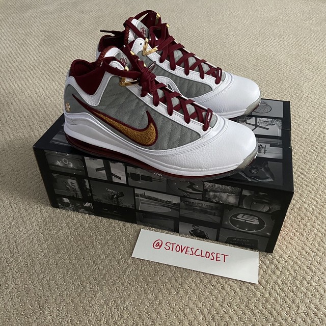 Nike LeBron 7 VII MVP 2020 White Team Red Basketball Shoes CZ8915-100 Size 10.5 | eBay