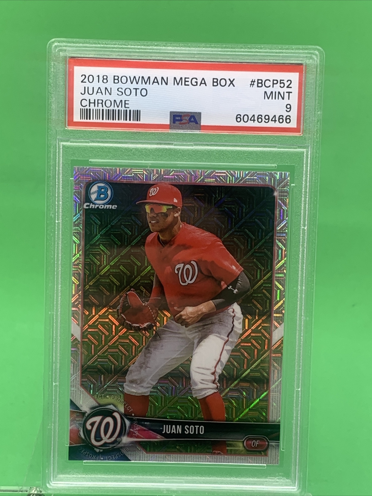 JUAN SOTO ROOKIE CARD GRADED PSA 9