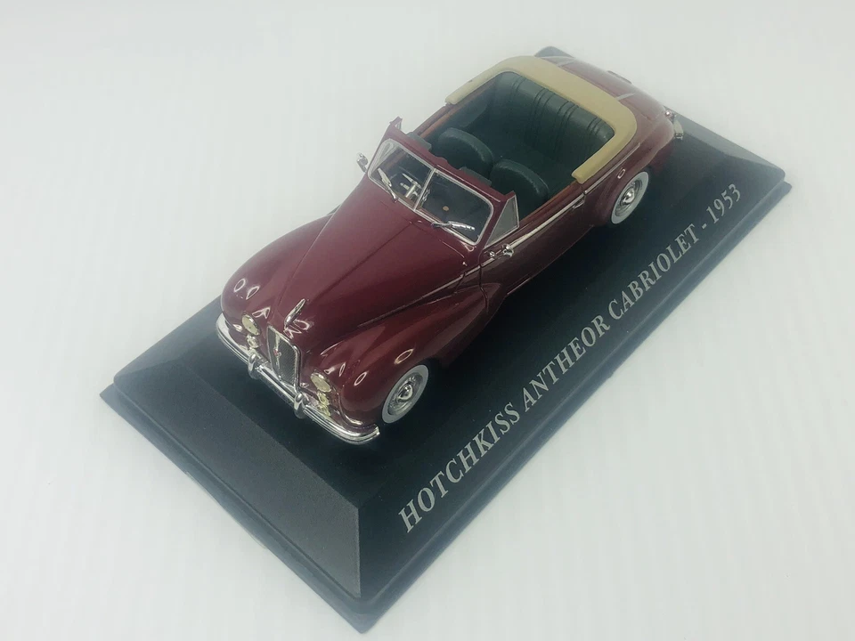 IXO 1953 HOTCHKISS ANTHEOR CABRIOLET 1:43 VITRINA ORIGINAL BONITA USADA Foto 3 de 4
