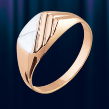 Siegel RING Rotgold Russisches Gold 585 Herrenring Siegelring  Neu