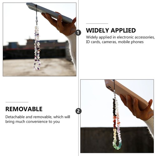 2 Pcs Mobile Phone Chain Key Multi-function Charm Delicate Lanyard - 第 2/12 張圖片