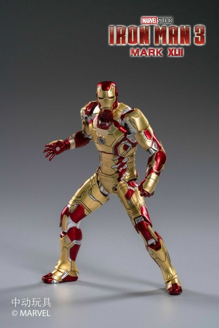 Zd Toys Iron Man 7 Marvel Studios Avengers Mark Mk42 Flexible Action Figure For Sale Online Ebay