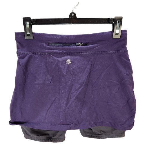 Pantalones Cortos Athleta Contender Story Pantalones Cortos Pequeños Púrpura Forrados Compresión Ropa Activa - Imagen 3 de 6