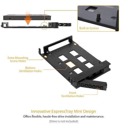 Icy Dock ExpressCage MB322SP-B Rack Mobile backplane Cage boitier de Rack Hot... - Photo 5/10