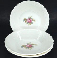 LOT 3 Spode Jewel Copeland Billingsley Rose Pink Dessert Fruit Bowl Replacement