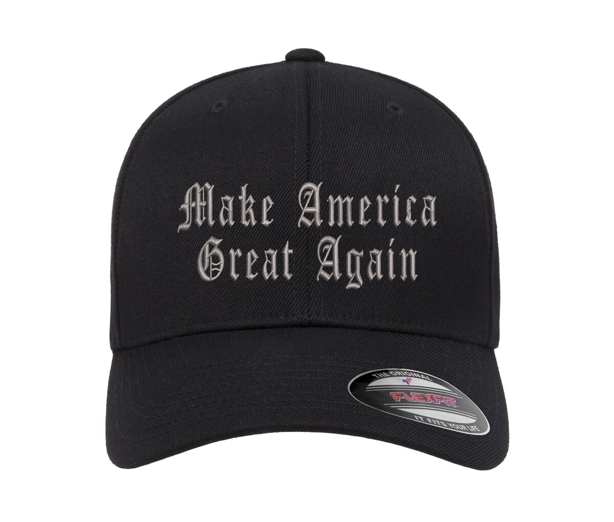 Gold Dark Maga Never Surrender Flexfit Hat | Hats | Ardent Patriot