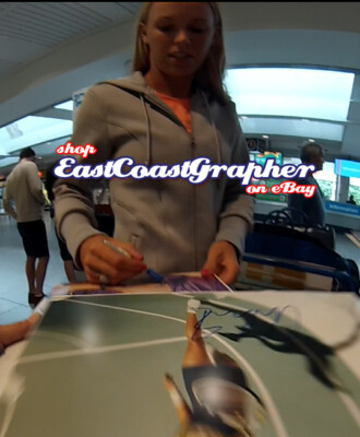 CAROLINE WOZNIACKI signed 11x14 PHOTO TENNIS SI SWIMSUIT PROOF | eBay
