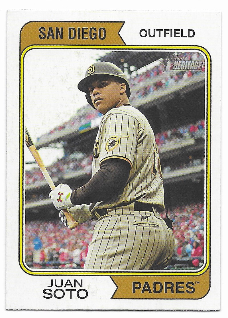 2023 Topps Heritage Image Variation Juan Soto (#364) Padres SP