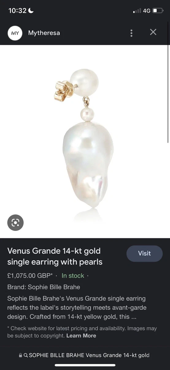 Sophie bille brahe venus deals earrings