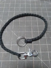 Wallet CHAIN PARACORD BLACK LIGHT Strong Leash Thick Biker Wallet Key BY STITCH