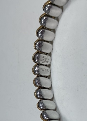 Villereuse 17 Jewels Incabloc Women's 10k GF Foster Band, Non Working 40's 50's - Picture 10 of 18