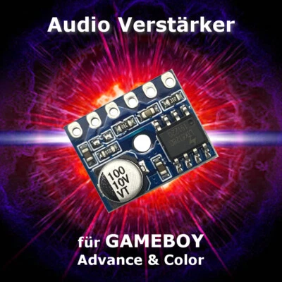 Audio Verstärker für GameBoy Advance & Color 🔊 Sound Amplifier AMP GBA GBC Mod