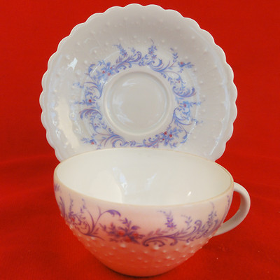 MARIE ANTOINETTE by Georges Boyer Tea Cup & Saucer NEW NEVER USED