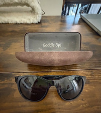 KROOP&rsquo;S Women&rsquo;s Equestrian Sunglasses - The Lexington Black Frame / Black Lens