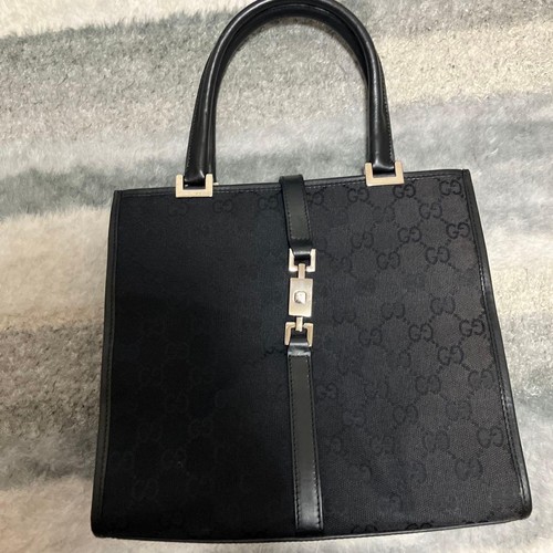 GUCCI Hand Bag Black 110356