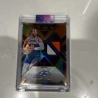 Panini Select 2023-24 Jalen Brunson X Factor Tie-Dye Prizm Auto Patch /25 Knicks