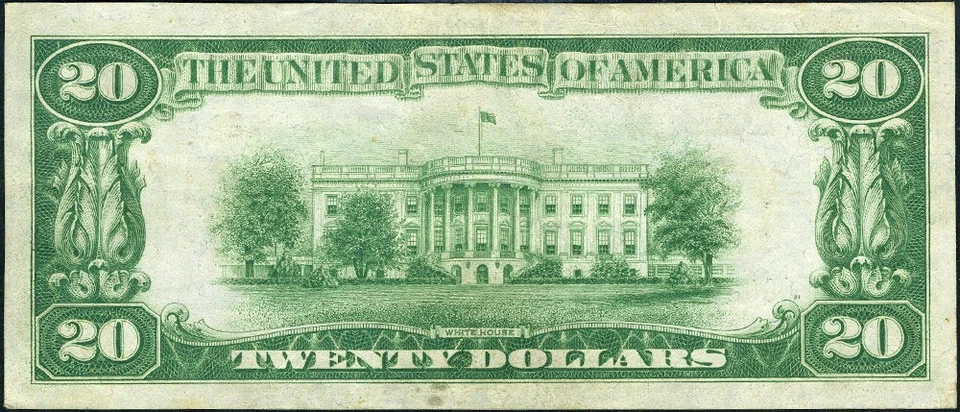 FR. 2050 G $20 1928 Federal Reserve Note Chicago G-A Block XF - Image 3 of 3