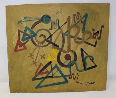 David B. Hecht- Untitled Abstract Piece- Date Unknown