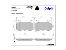 Bremsbeläge für Jeep Grand Cherokee III WH WK IV WK2 VAN 06-17