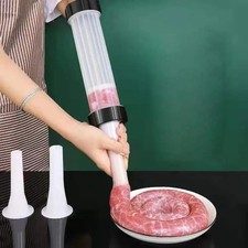 Manual Sausage Stuffer Machine Homemade Maker Syringe Injector Tools Meat Gadget