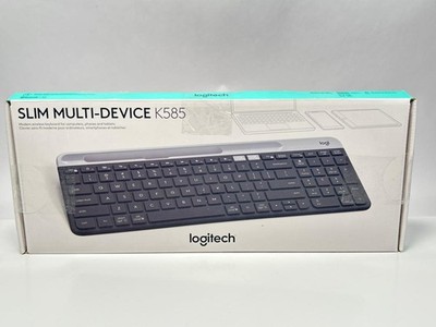 Logitech K585 Multi-Device Slim Wireless Keyboard Graphite